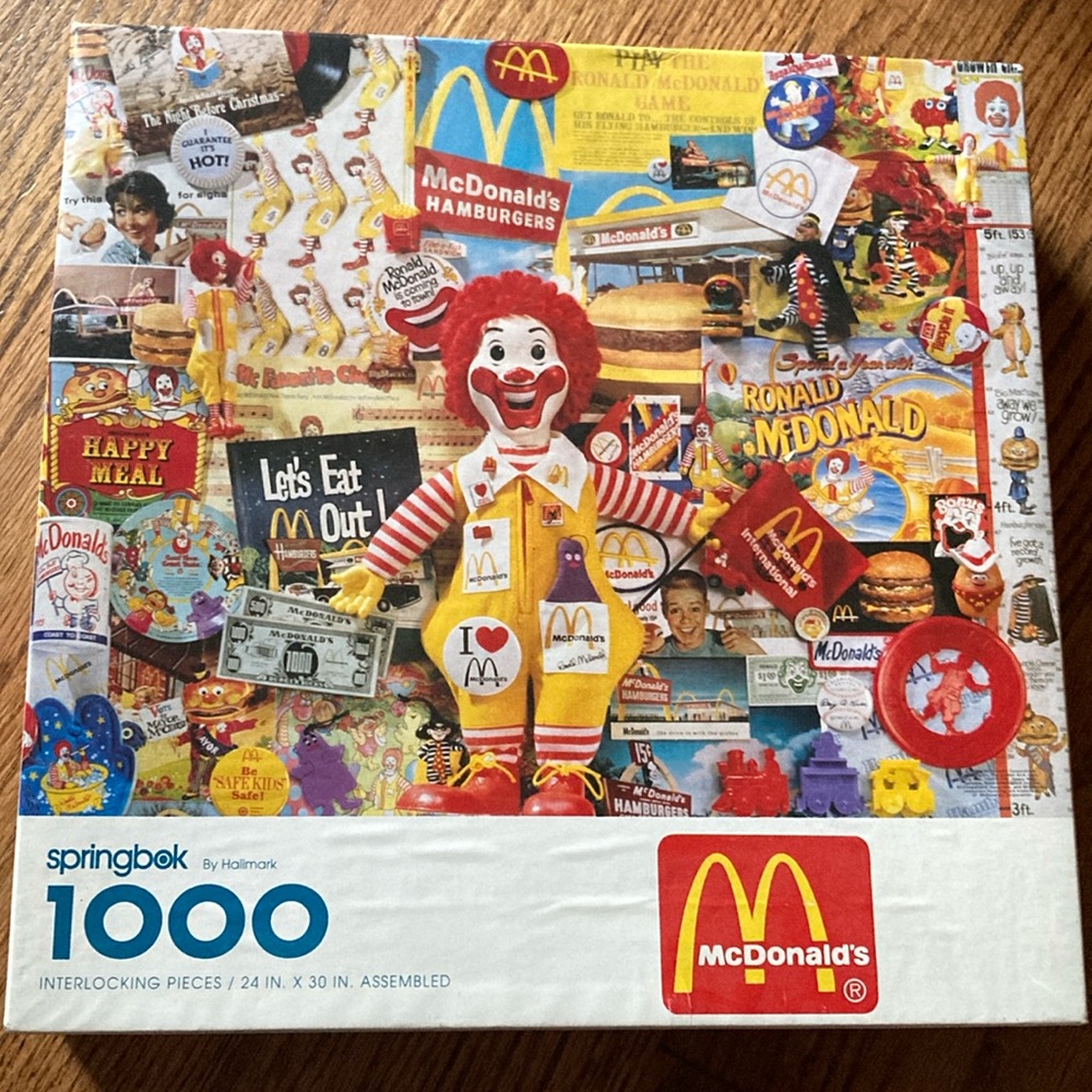 McDonald's 1000 piece puzzle